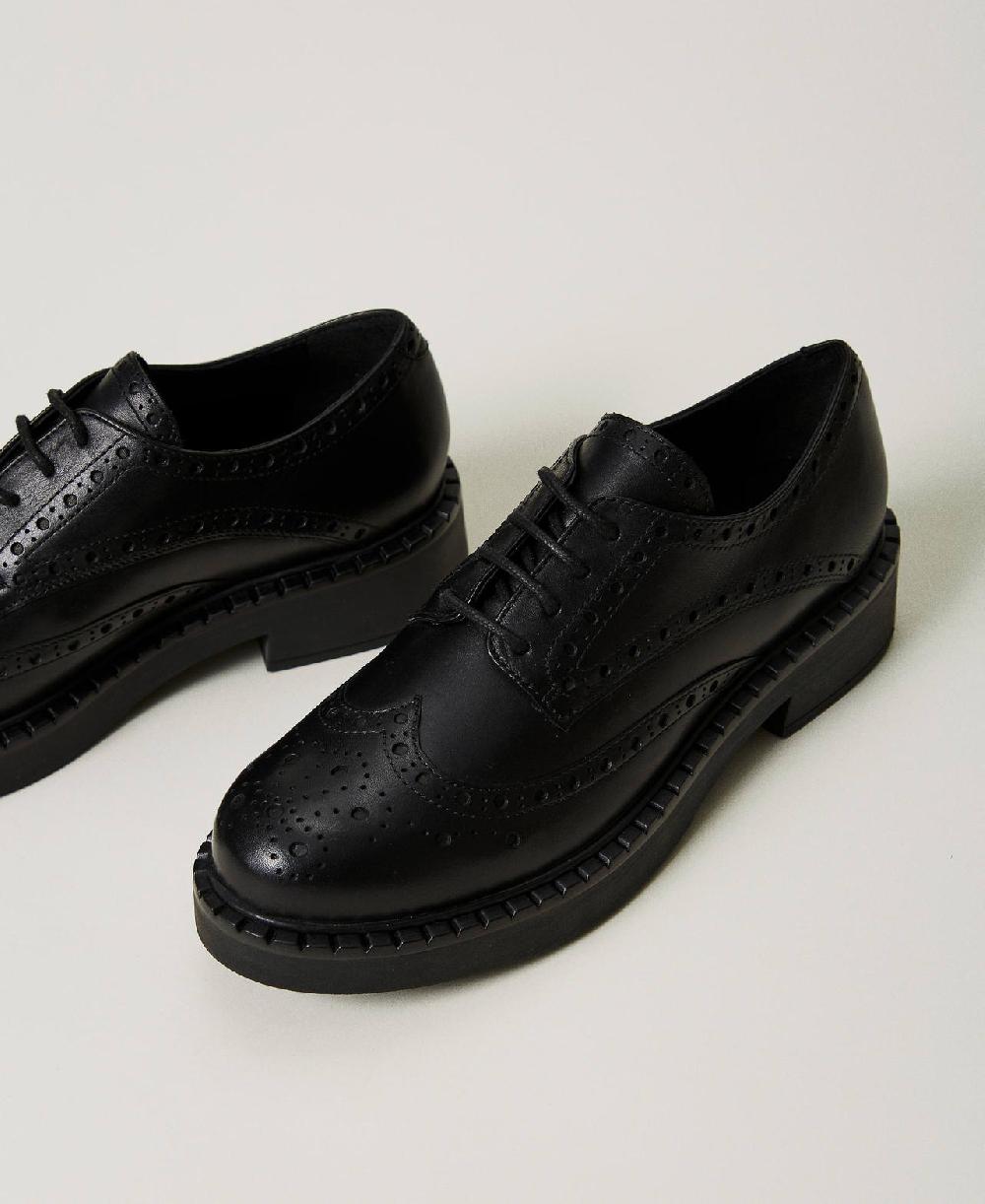 Scee By Twin Set Scarpe Stringate In Pelle