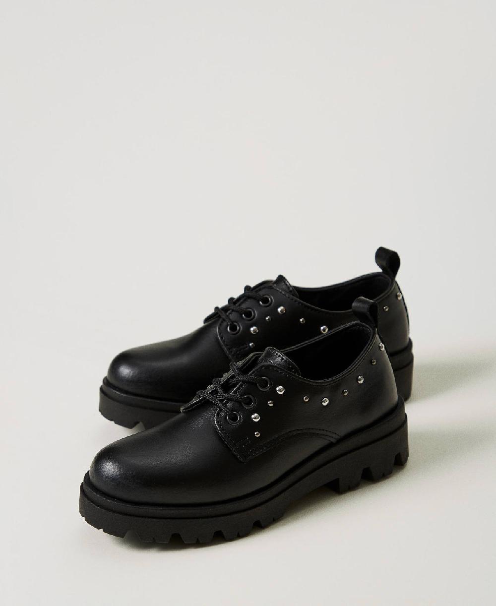 Scee By Twin Set Scarpe Stringate In Pelle