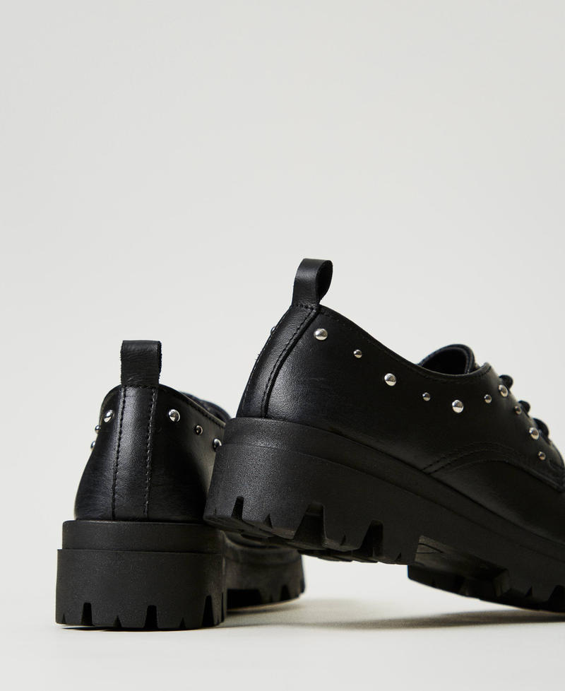 Scee By Twin Set Scarpe Stringate In Pelle