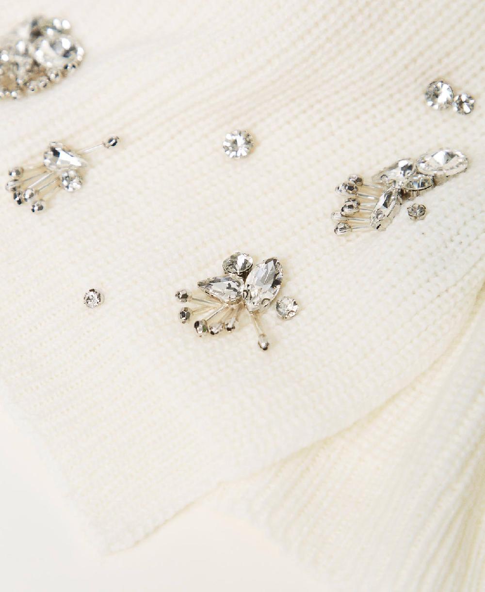 Scee By Twin Set Sciarpa Con Ricami E Logo