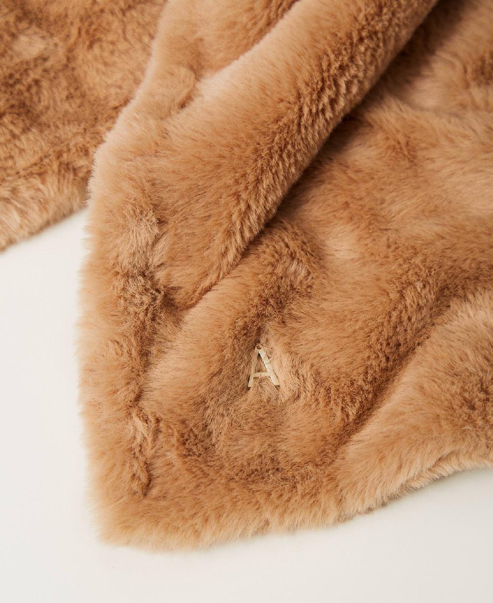 Scee By Twin Set Sciarpa In Faux Fur
