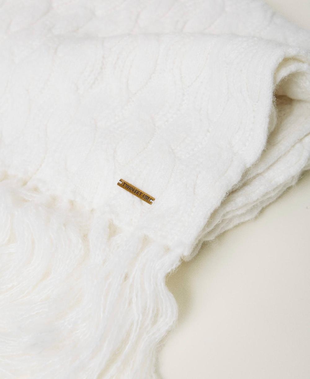 Scee By Twin Set Sciarpa In Maglia A Trecce