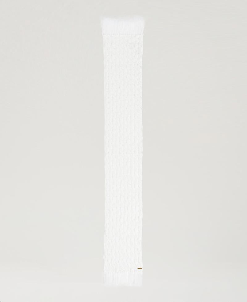 Scee By Twin Set Sciarpa In Maglia A Trecce