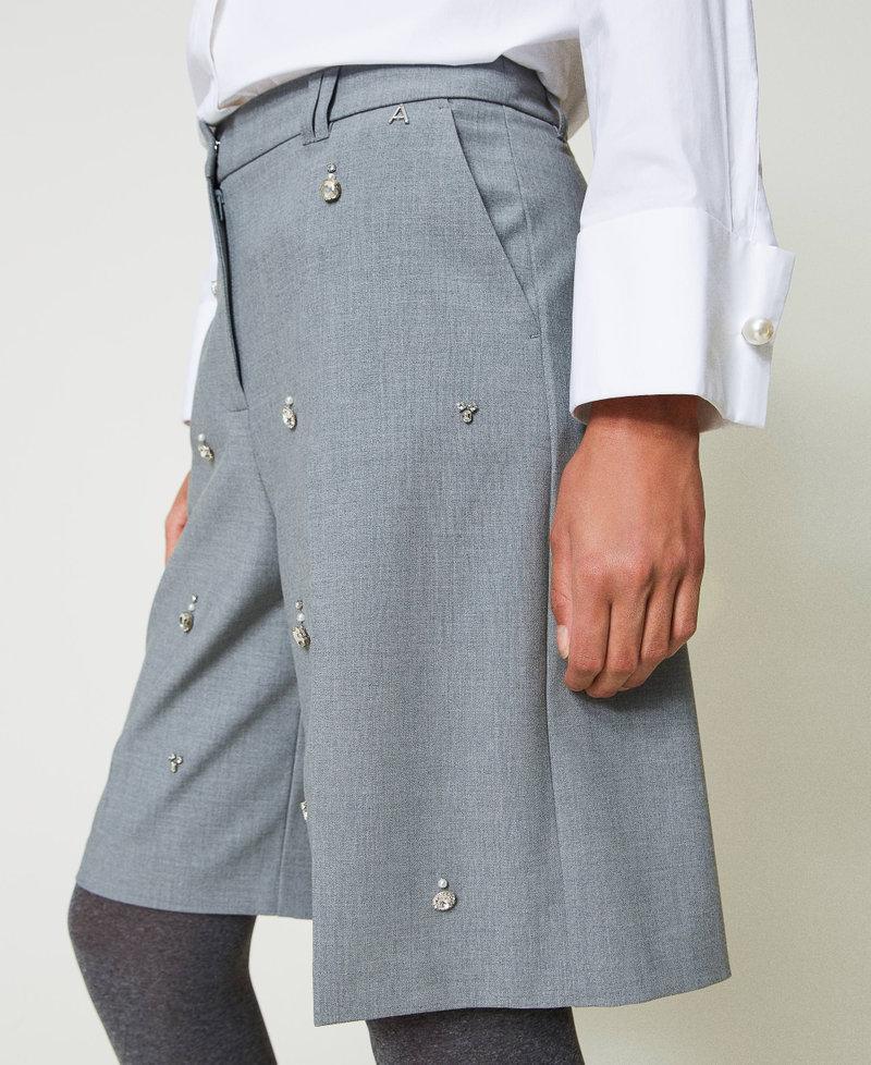 Scee By Twin Set Shorts Con Ricami A Mano