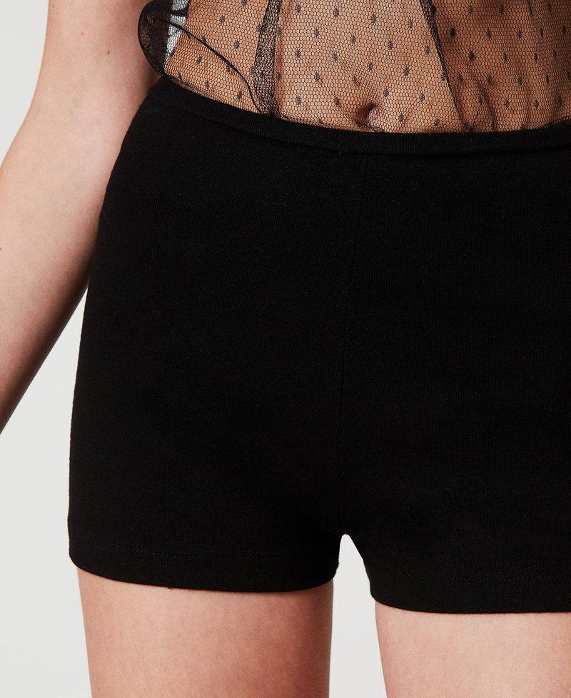 Scee By Twin Set Shorts Fitted In Maglia