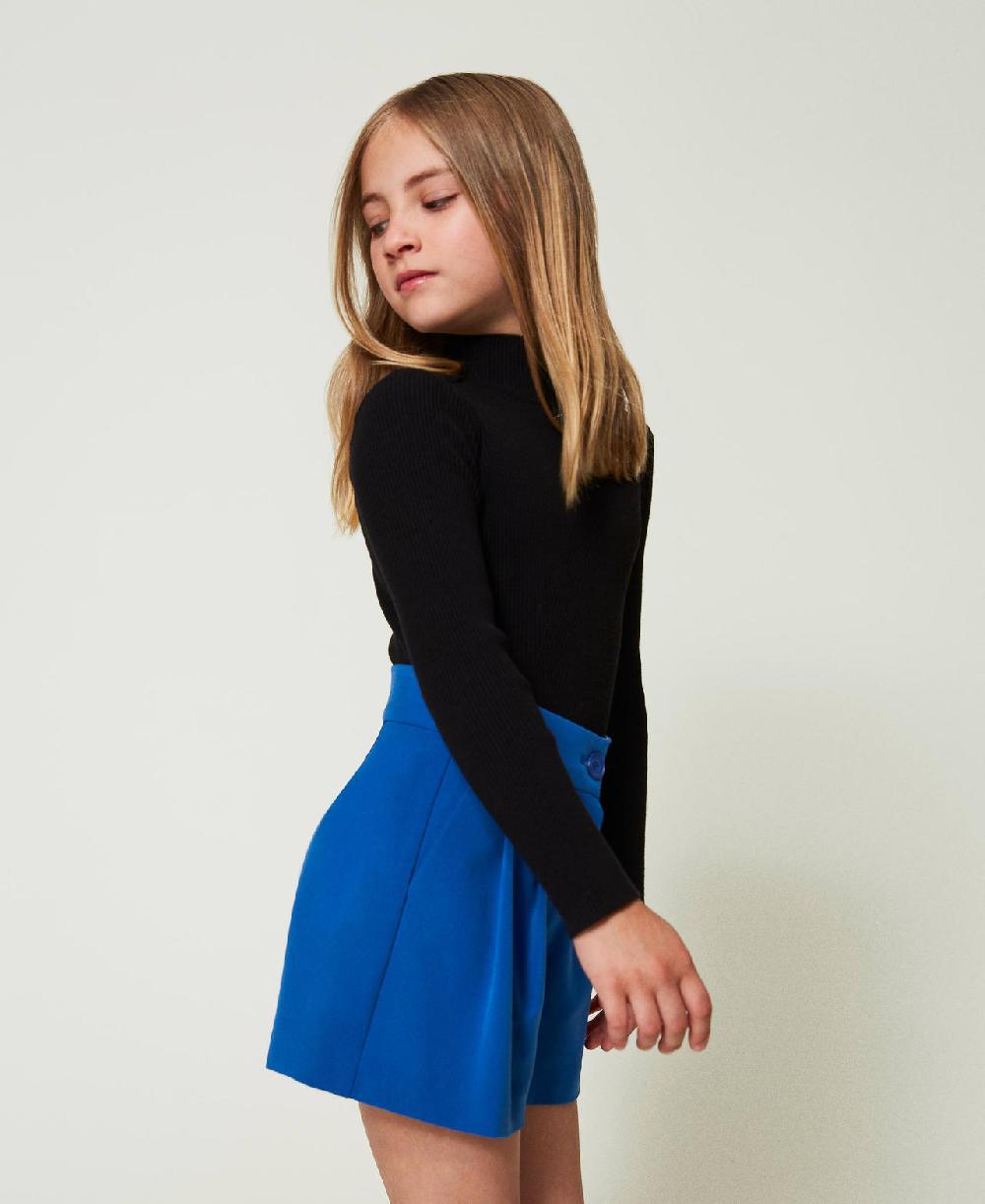 Scee By Twin Set Shorts In Flanella