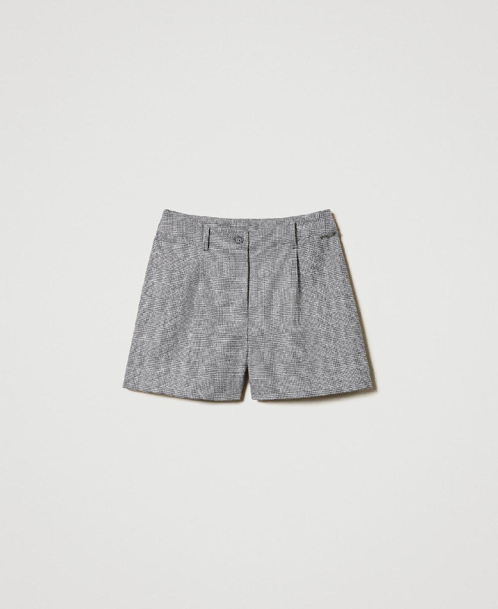 Scee by twin set Shorts in principe di Galles