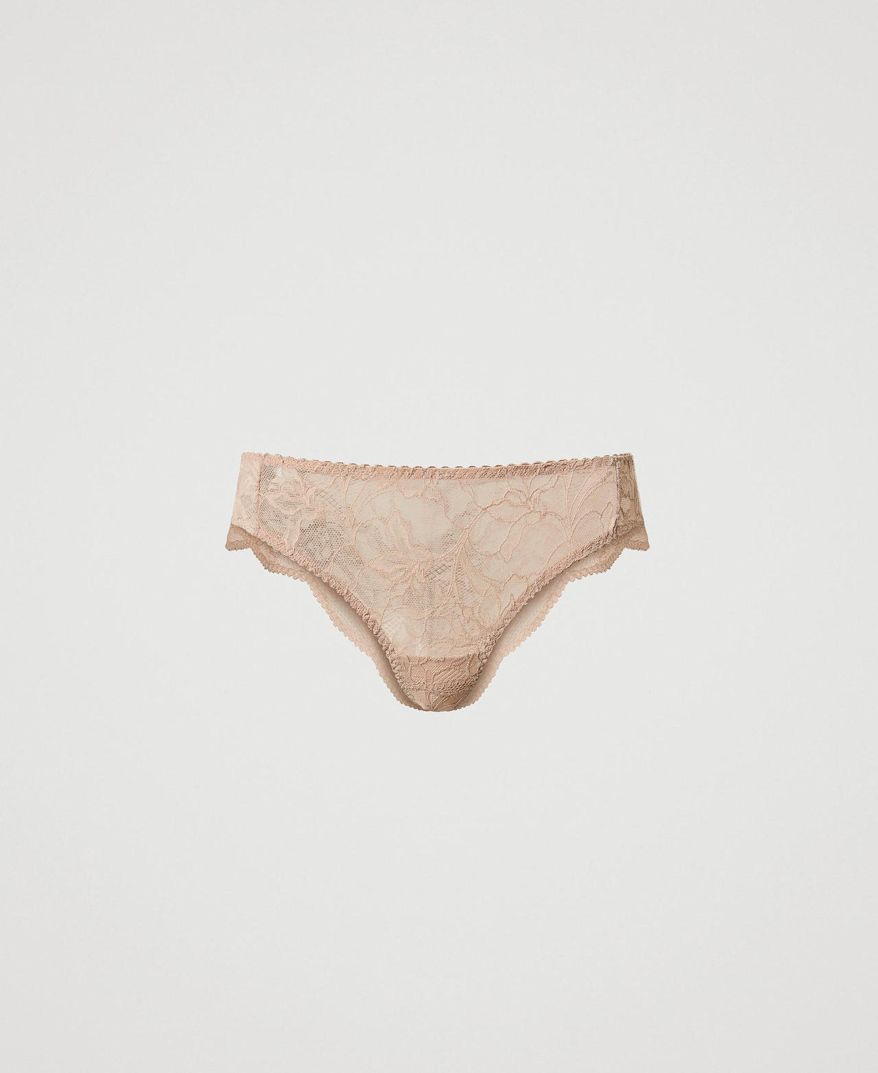 Scee by twin set Slip brasiliana in pizzo