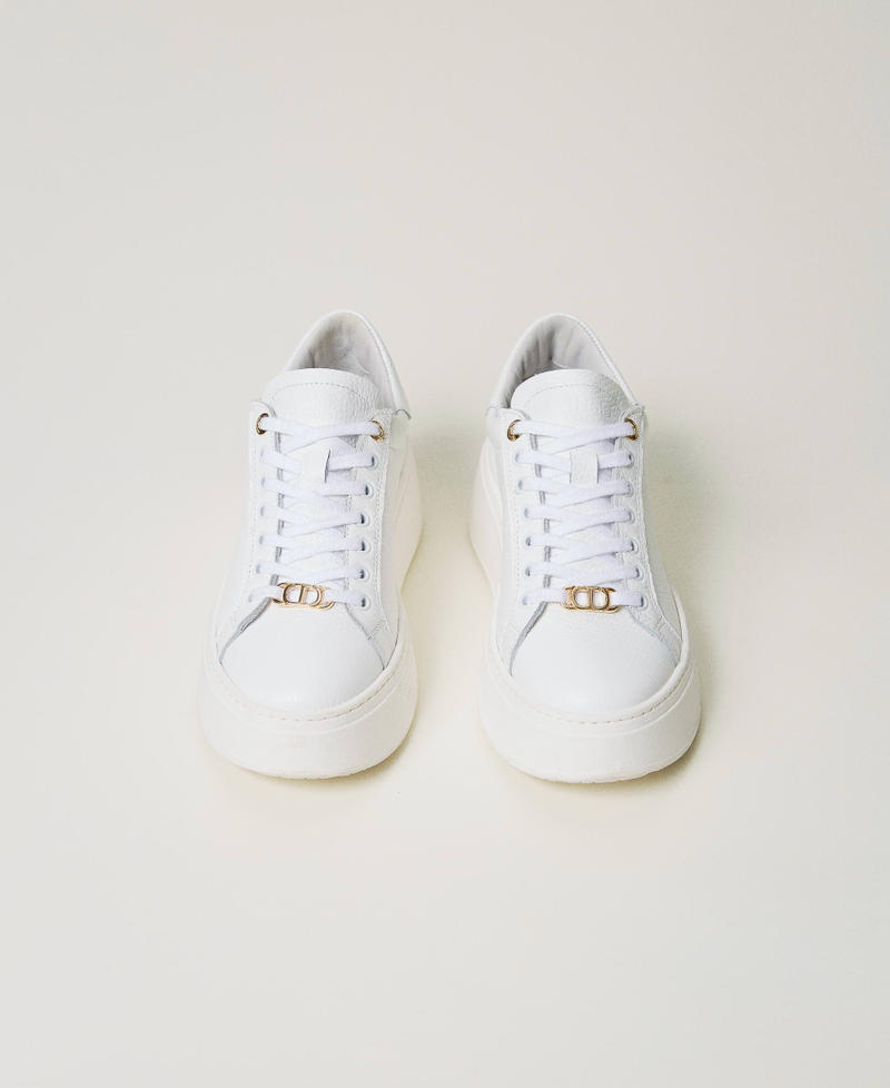 Scee By Twin Set Sneakers In Pelle