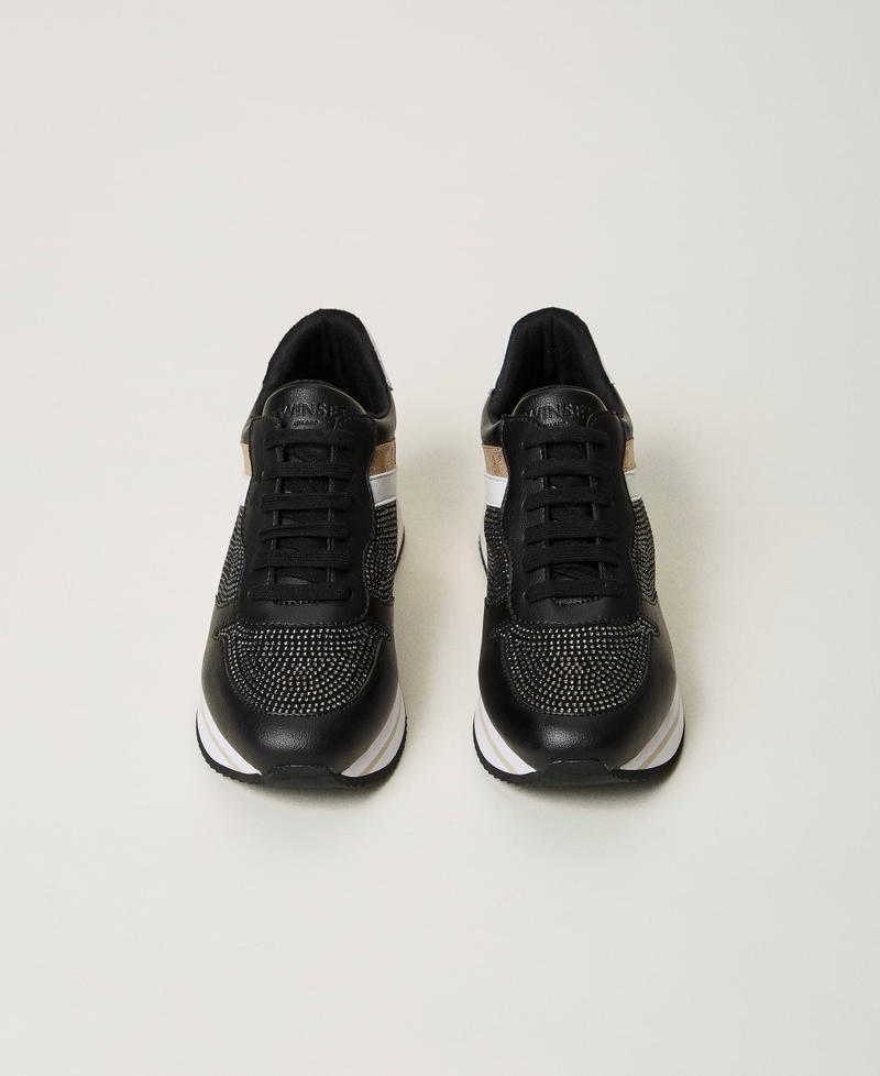 Scee By Twin Set Sneakers Running Con Strass