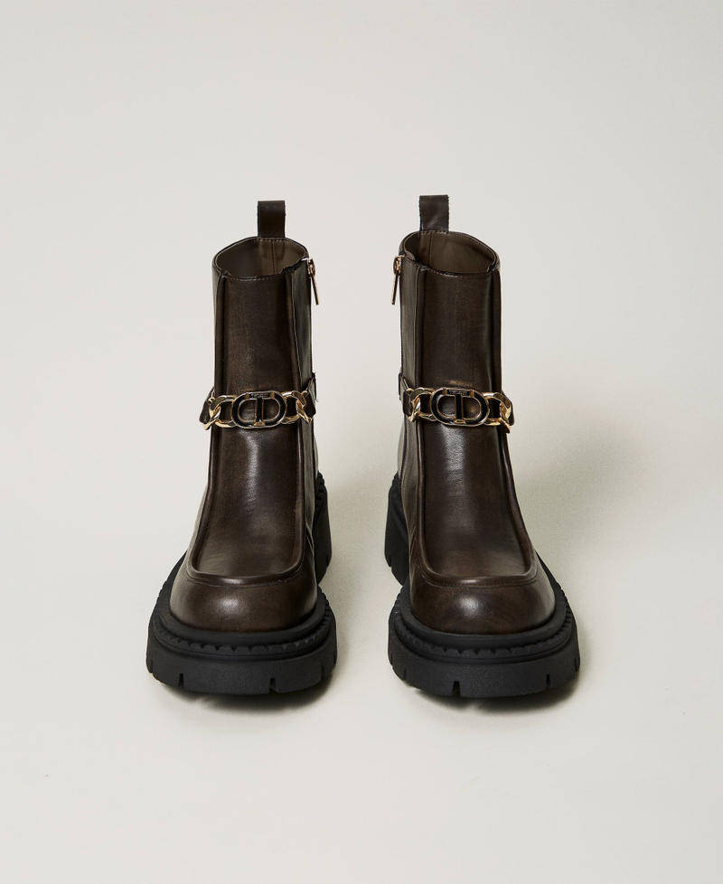 Scee By Twin Set Stivaletti Con Morsetto Oval T