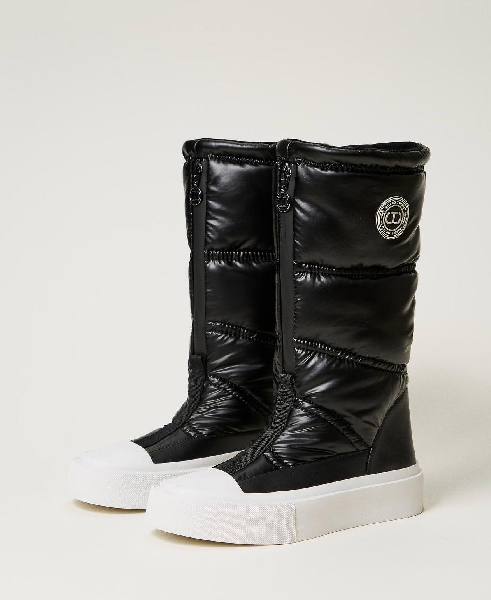 Scee By Twin Set Stivali Imbottiti Con Logo