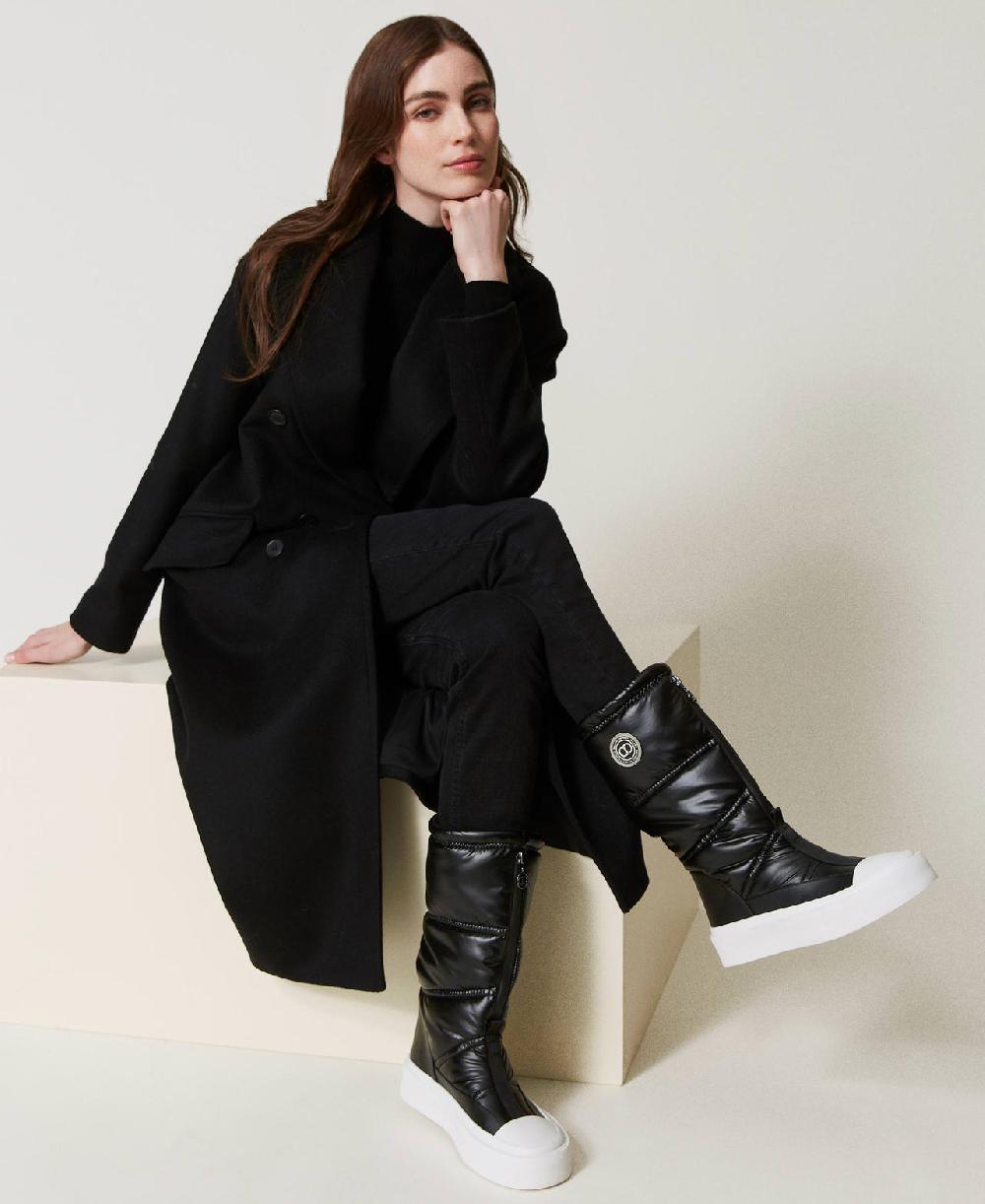 Scee by twin set Stivali imbottiti con logo