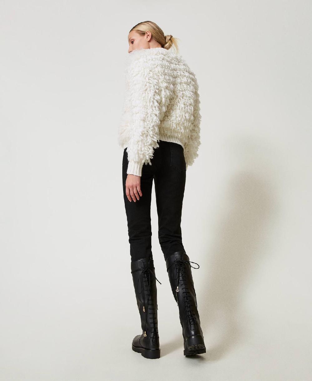 Scee by twin set Stivali in pelle stringati