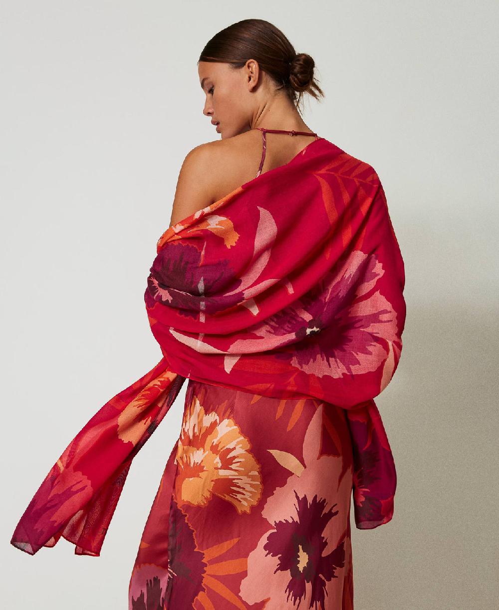 Scee by twin set Stola a stampa floreale