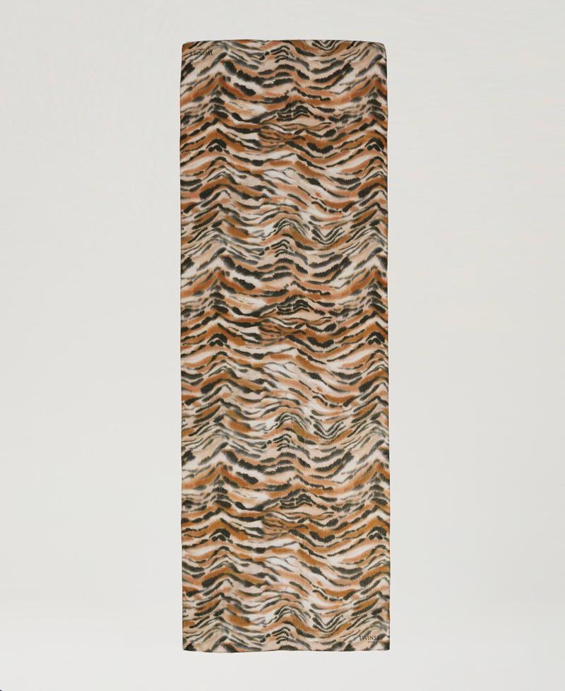 Scee By Twin Set Stola Con Stampa Animalier