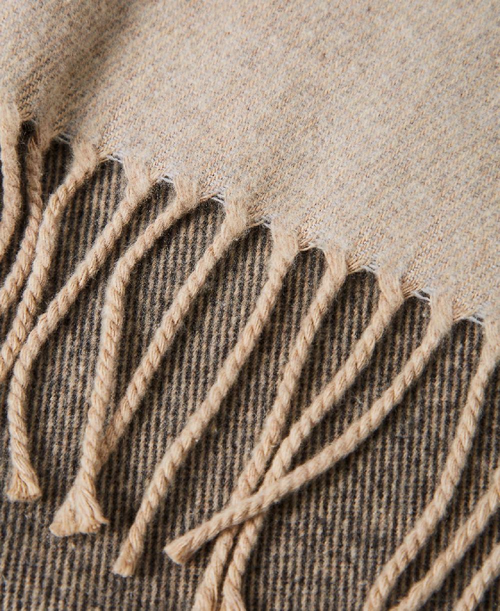 Scee By Twin Set Stola In Panno Con Frange