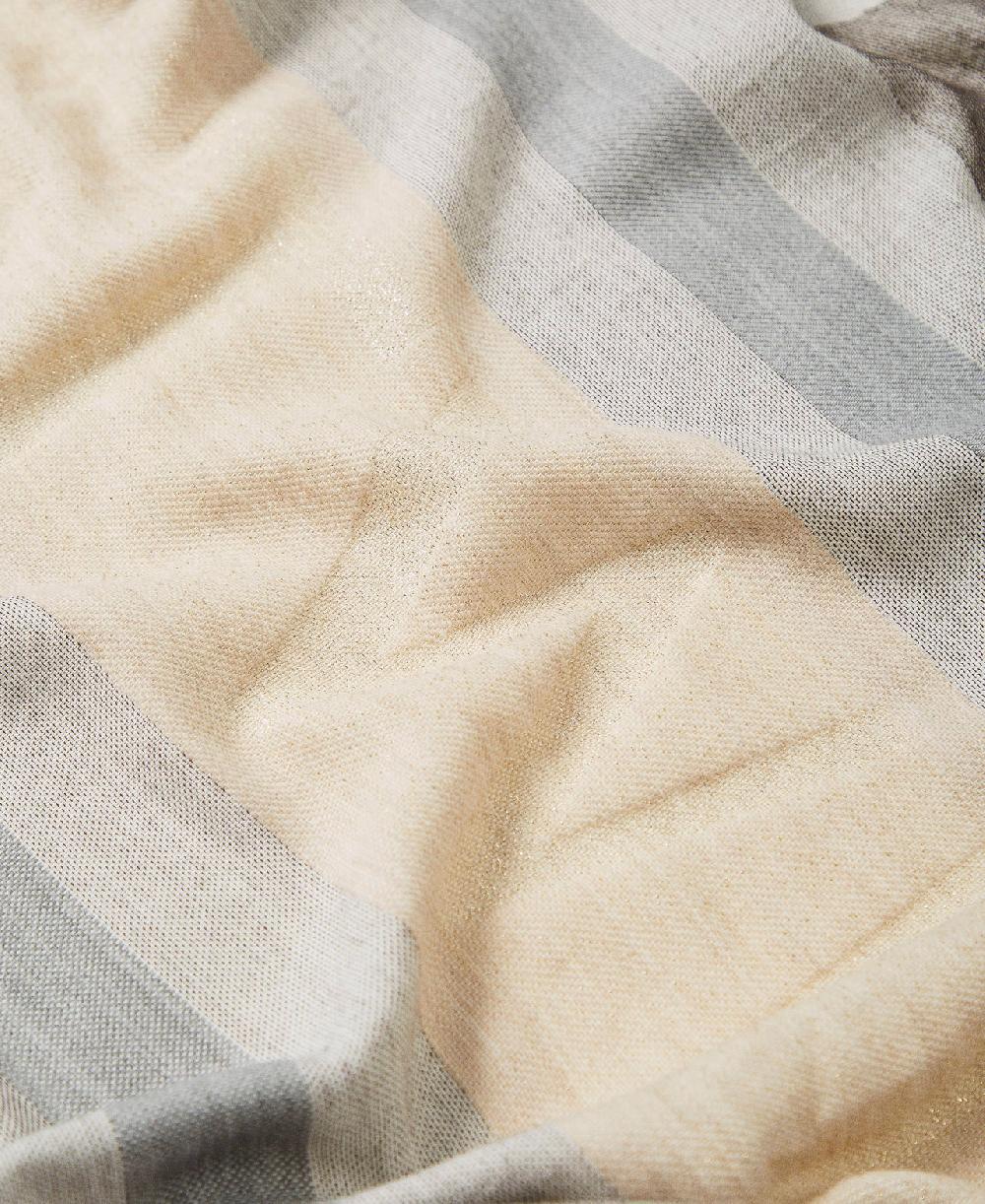 Scee By Twin Set Stola Jacquard Con Oval T