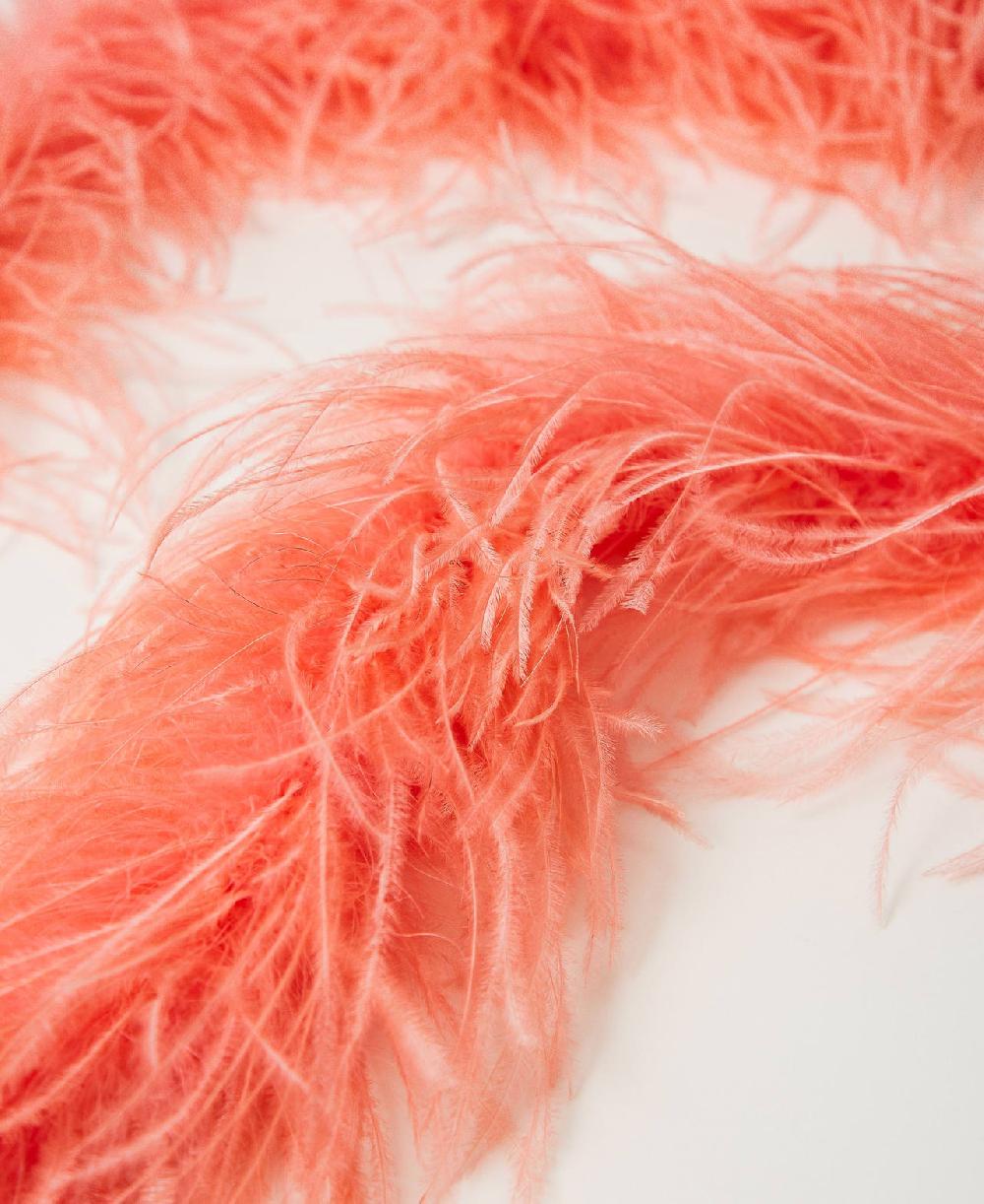 Scee By Twin Set Stola MYFO Con Piume