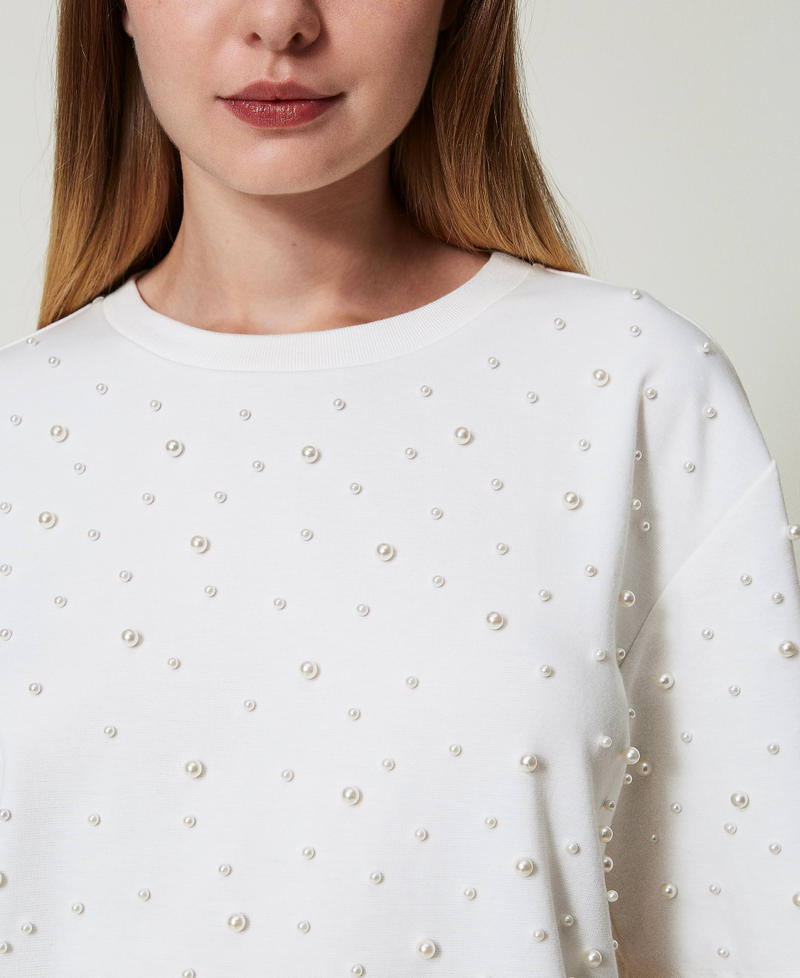 Scee By Twin Set T-shirt Con Perle