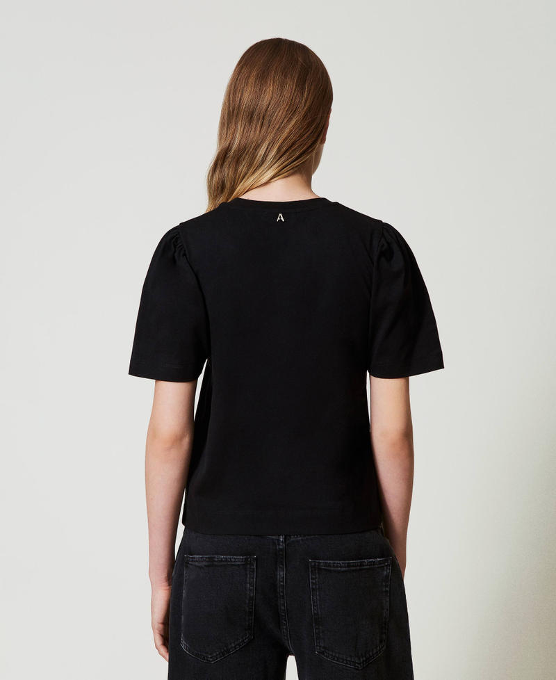 Scee By Twin Set T-shirt Con Ricamo A Fiocco