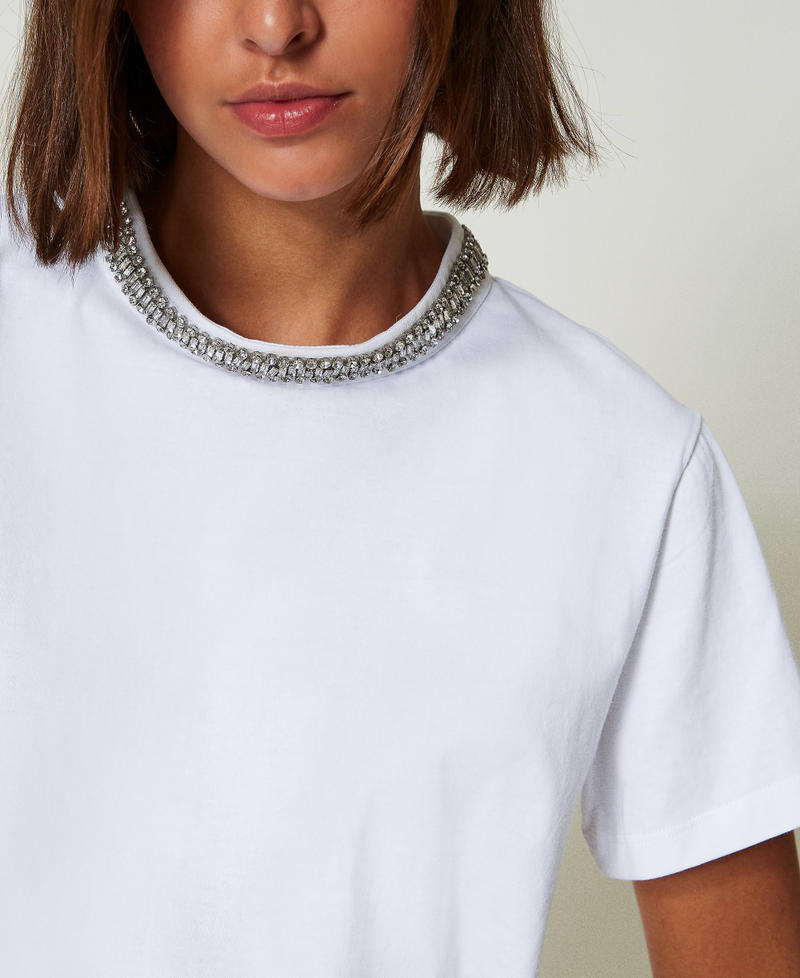 Scee By Twin Set T-shirt Con Ricamo A Mano