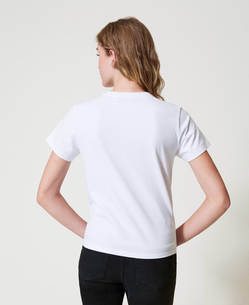 Scee By Twin Set T-shirt Con Ricamo Logo Oval T