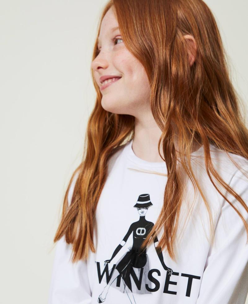 Scee By Twin Set T-shirt Con Stampa Logo E Glitter