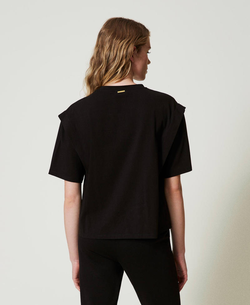 Scee By Twin Set T-shirt Con Strass Dégradé