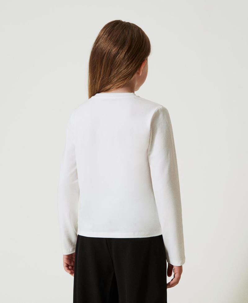 Scee By Twin Set T-shirt Cropped Con Logo Ricamato