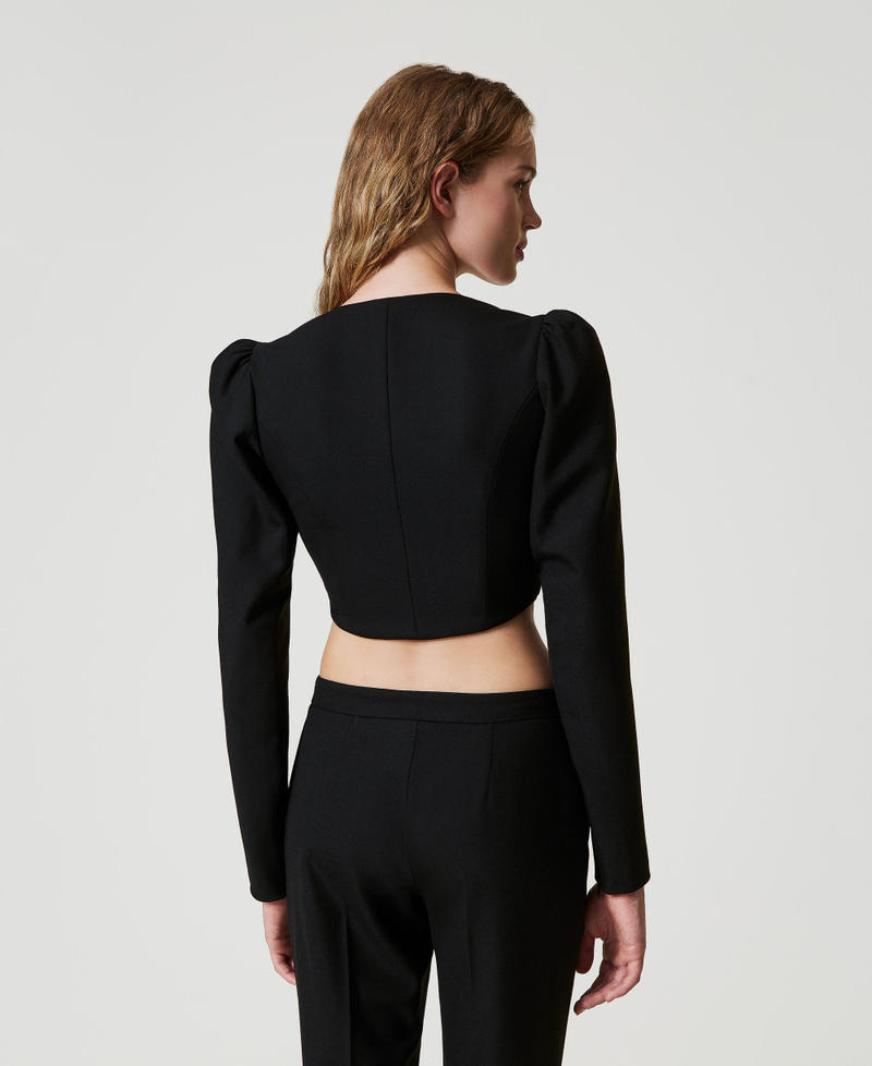 Scee By Twin Set Top Bustier Con Ricamo