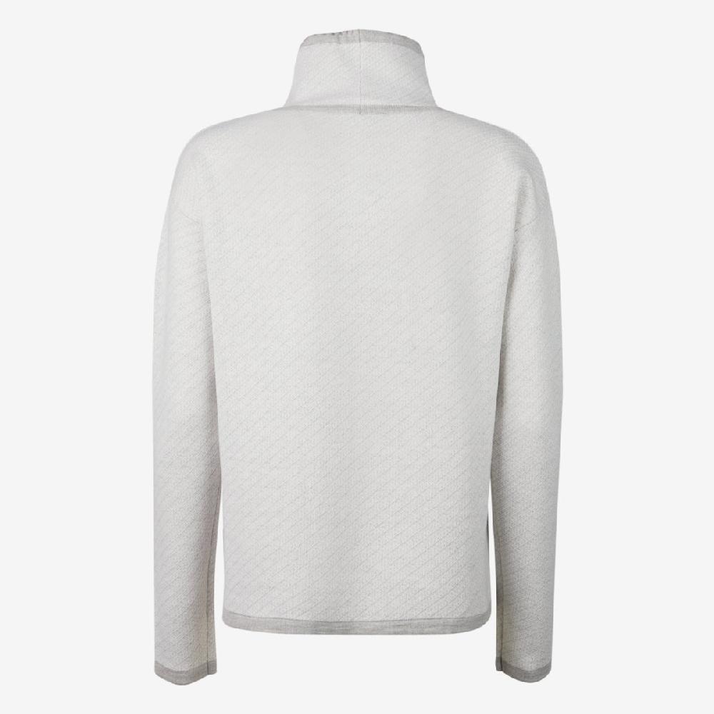 Sease Amir: Maglione Lana Cashmere Seta - Grigio Perla