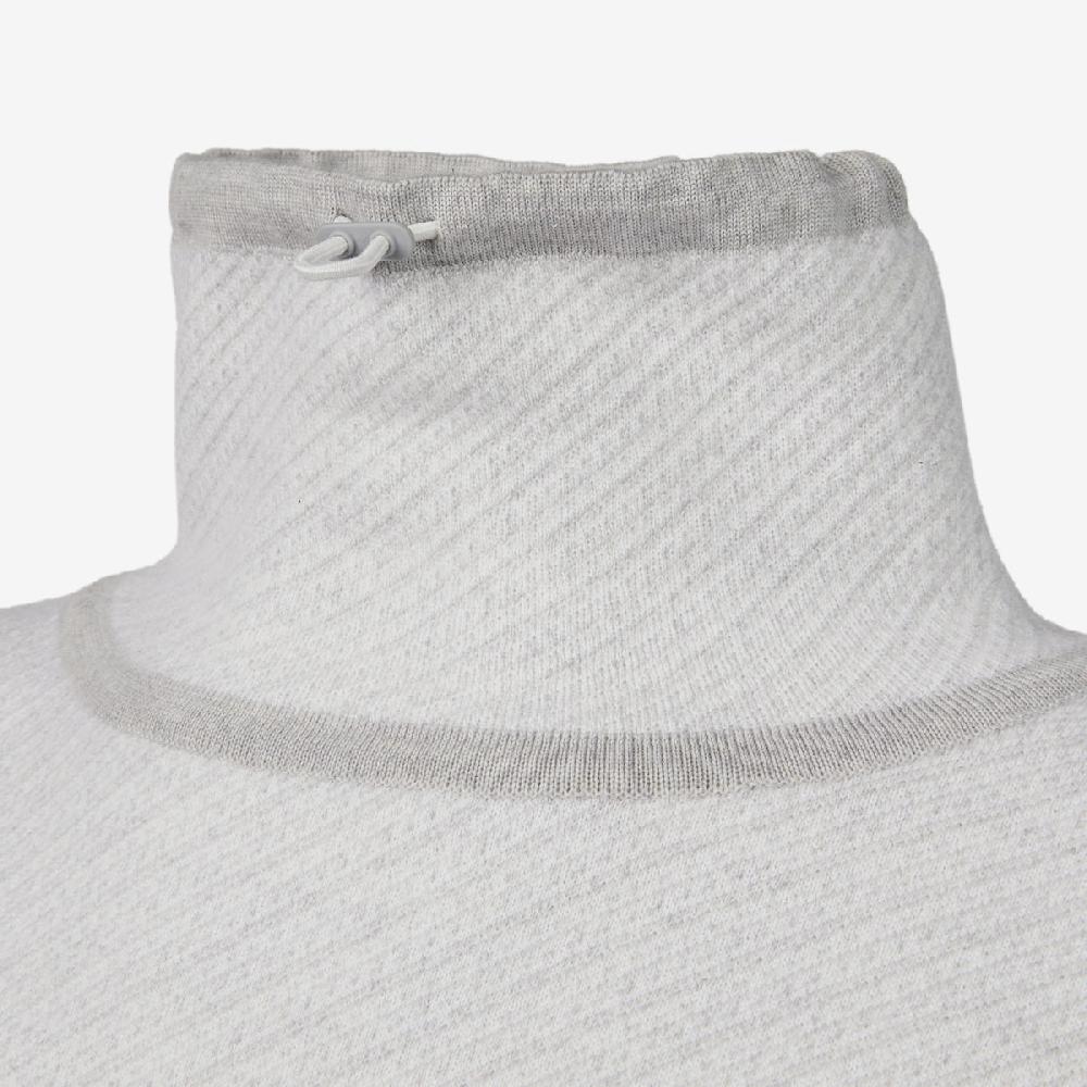 Sease Amir: Maglione Lana Cashmere Seta - Grigio Perla