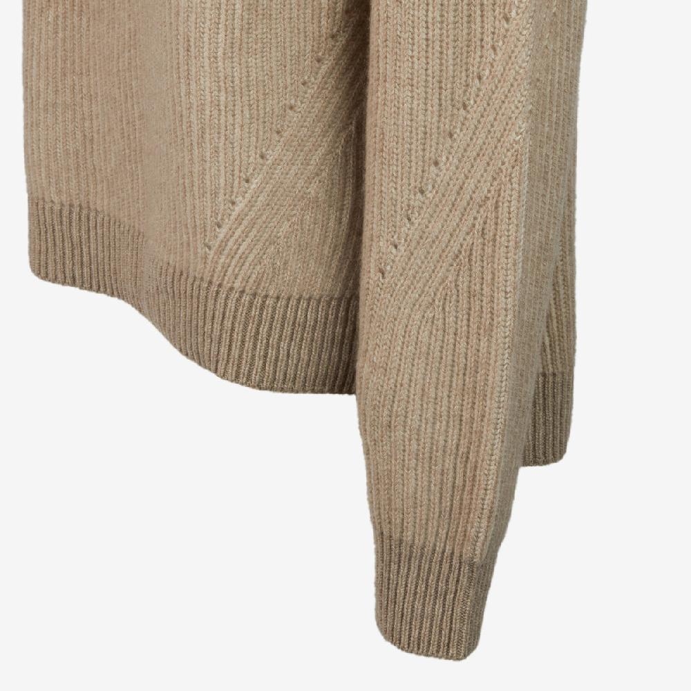 Sease Arlo Dinghy: Maglione Girocollo In Cashmere - Oyster