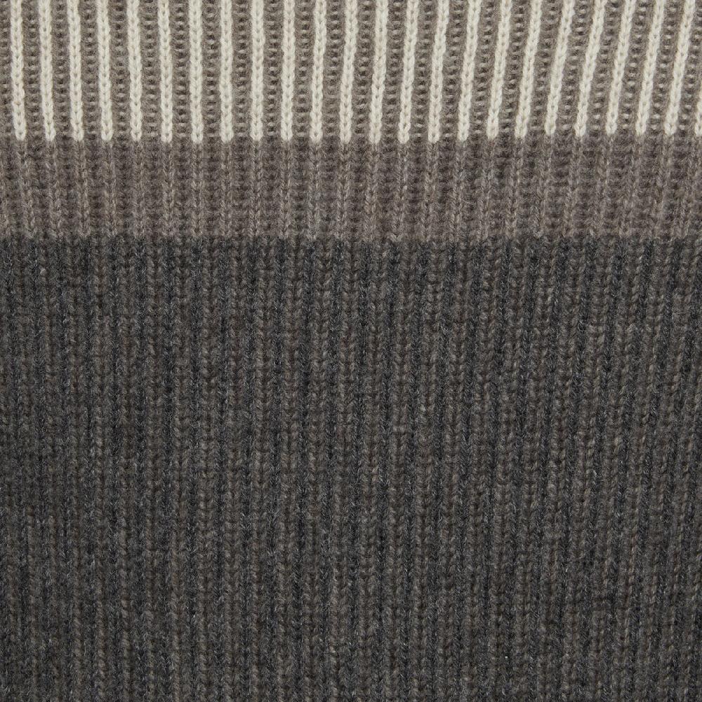 Sease Dinghy Mock: Maglione 100% Cashmere - Grigio Piombo