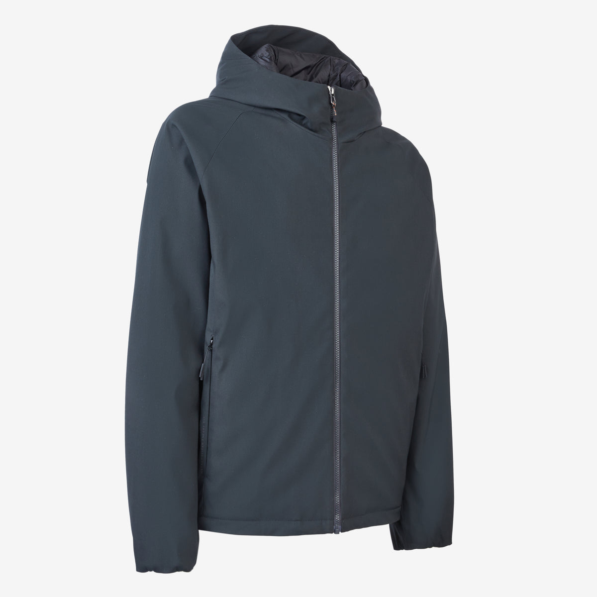 Sease Giacca Con Zip Intera Con Cappuccio - Verde Scuro