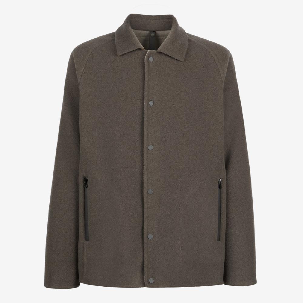 Sease Giacca corta Lifetime in cashmere double - Oyster