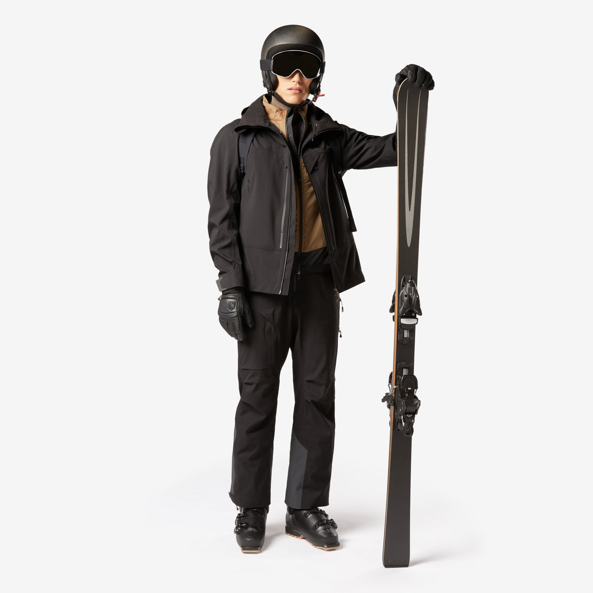 Sease Giacca Da Sci 3L Antivento E Impermeabile - Nera