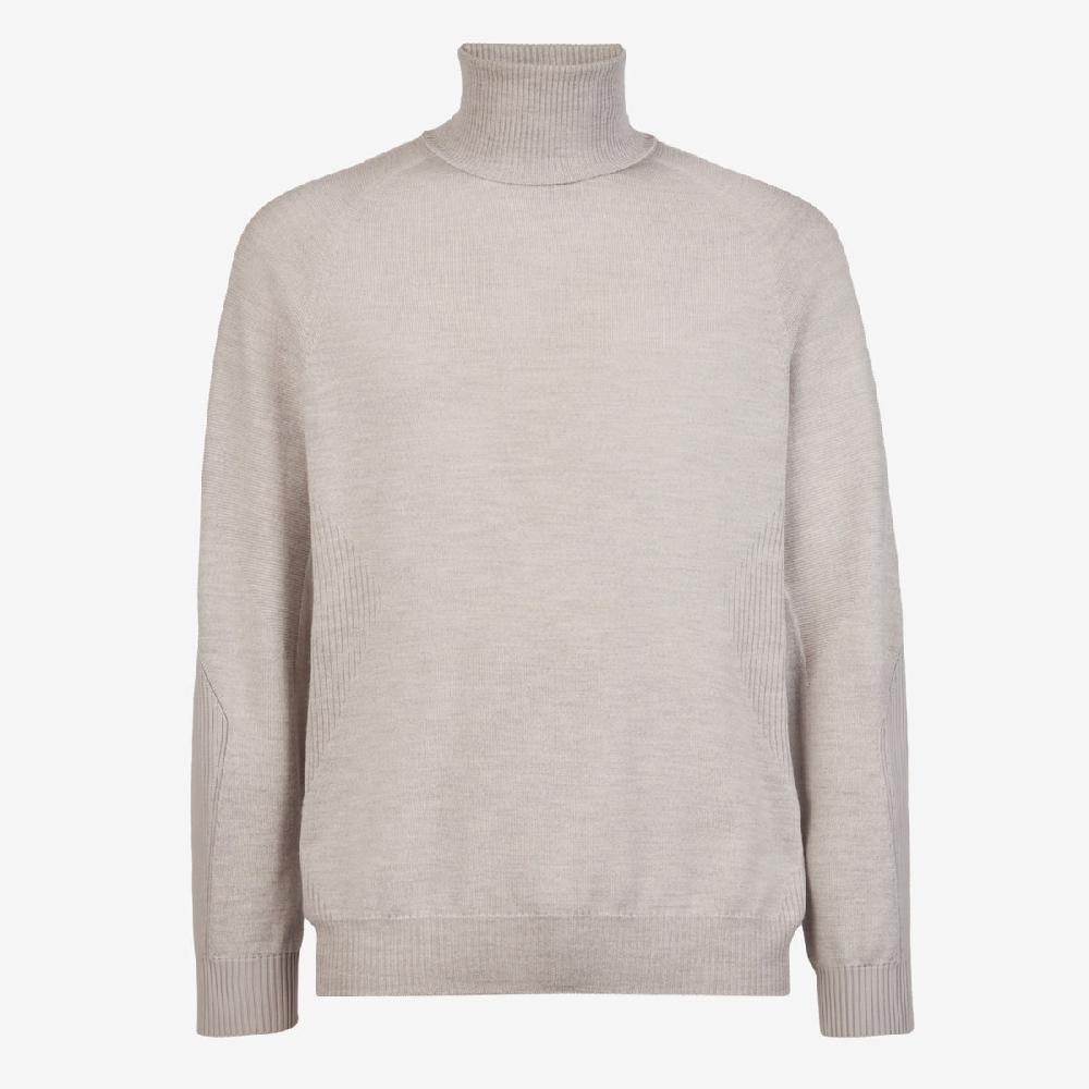 Sease Maglione a collo alto senza cuciture - Grigio Perla