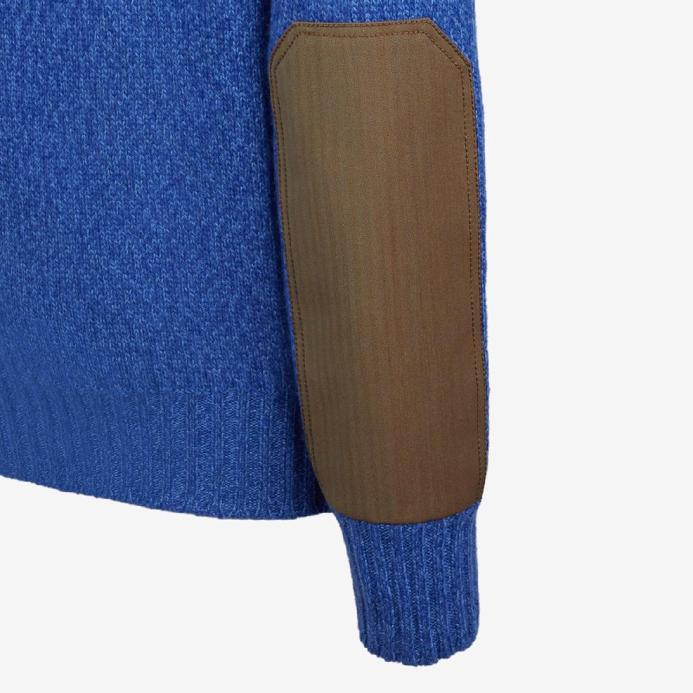 Sease Maglione In Cashmere Con Scollo A V - Blu Brillante