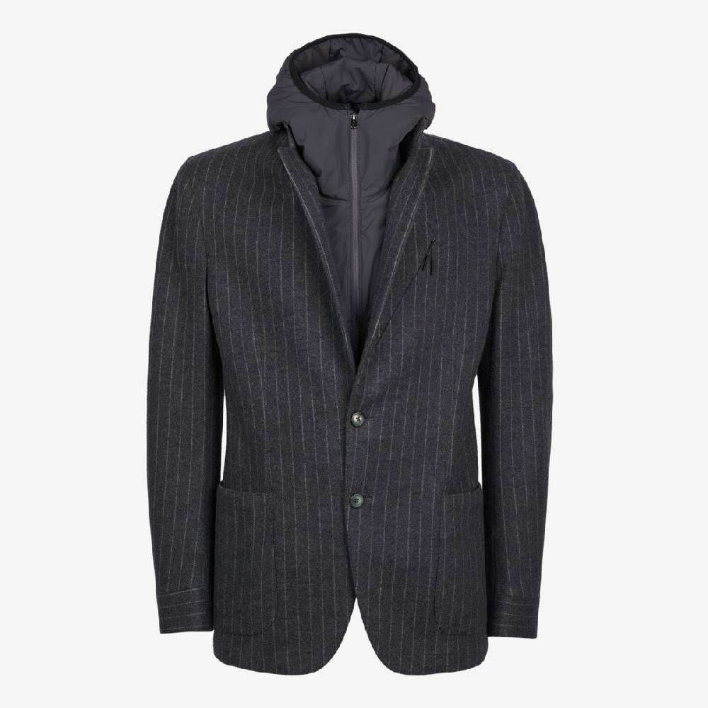 Sease Blazer con cappuccio - Grigio scuro