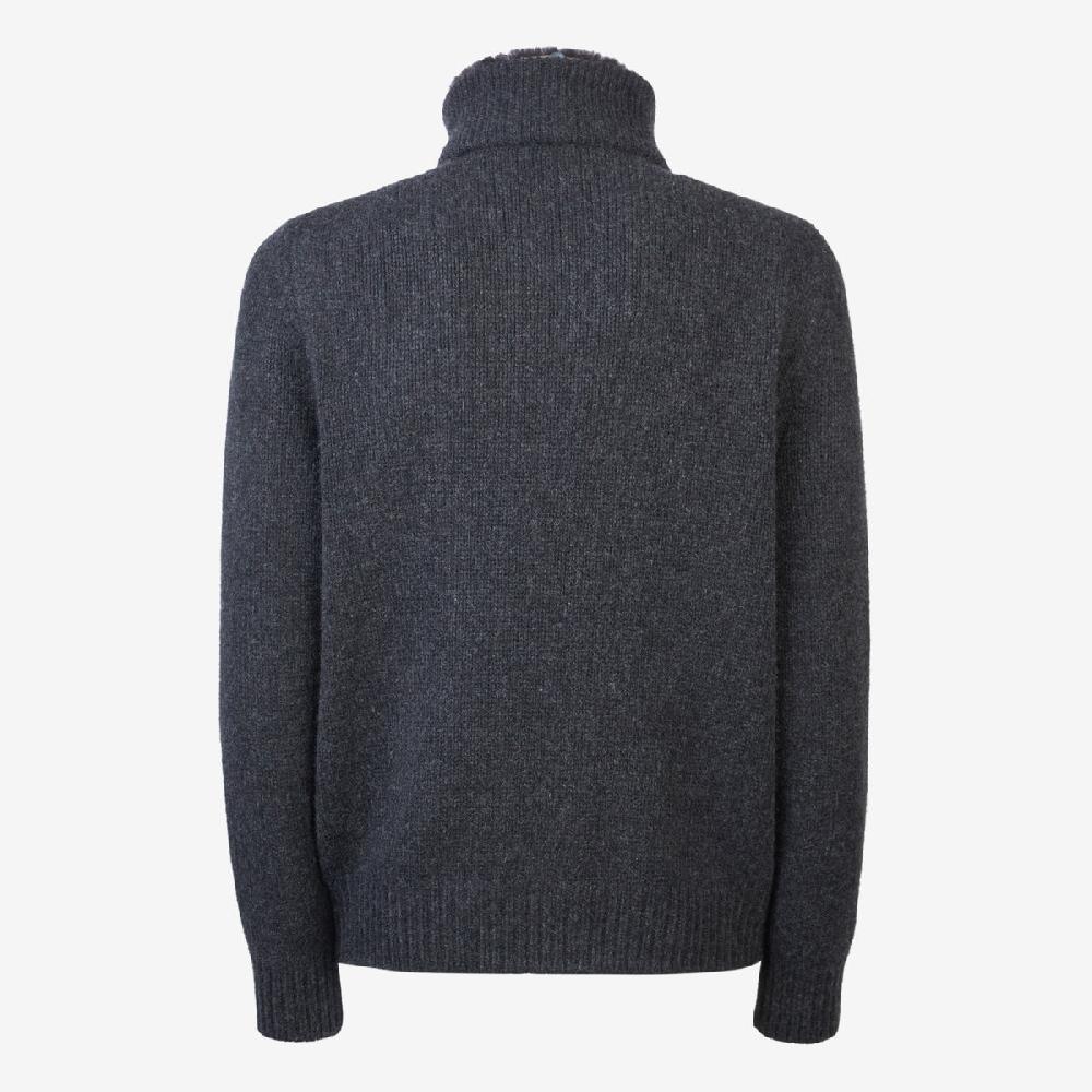 Sease Bomber Lavorato A Maglia - Grigio Grafite