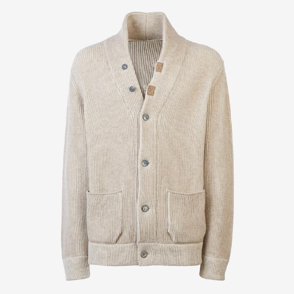 Sease Cardigan Ellen in cashmere - Oyster
