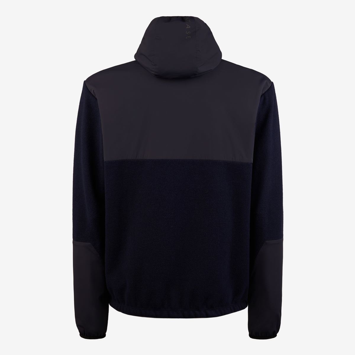 Sease Felpa Con Cappuccio E Zip Intera - Blu Navy