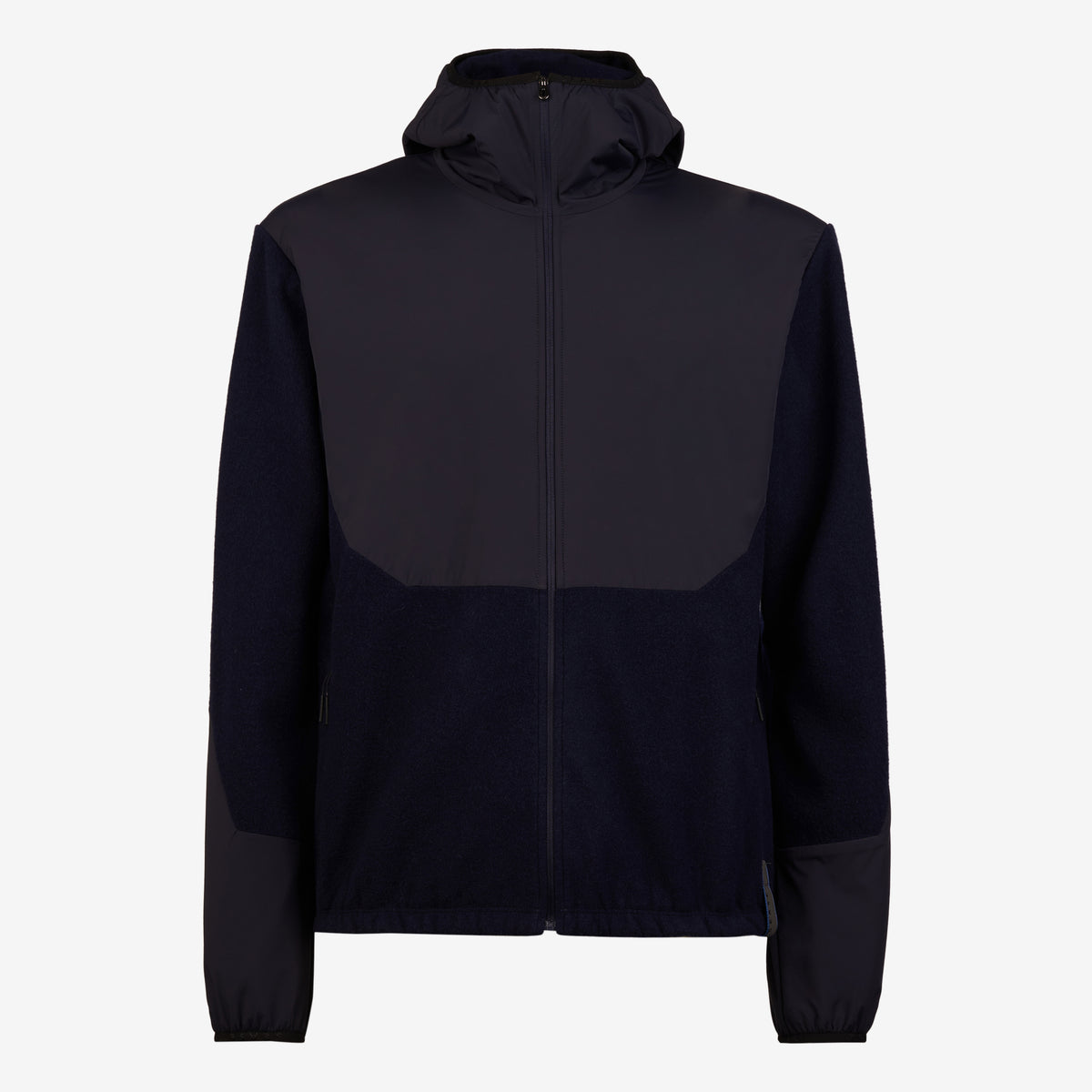 Sease Felpa con cappuccio e zip intera - Blu navy