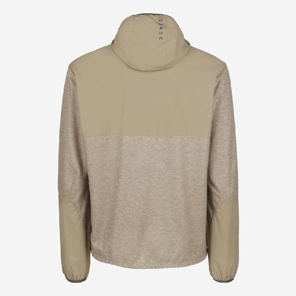 Sease Felpa Con Cappuccio E Zip Intera - Oyster