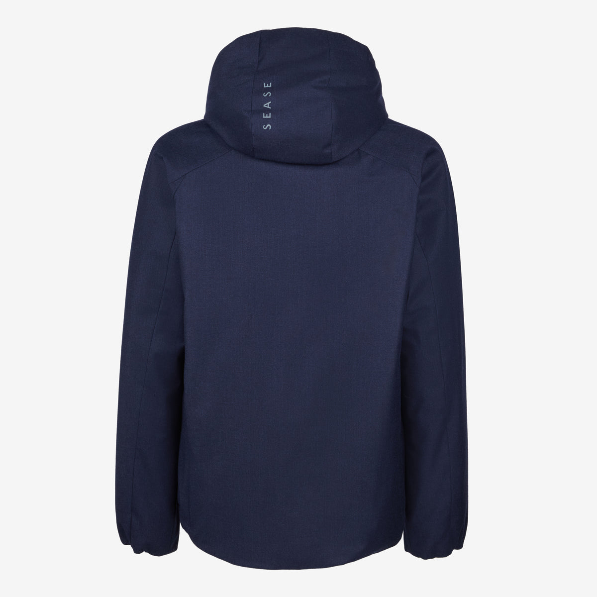 Sease Giacca Con Zip Intera Con Cappuccio - Blu Navy