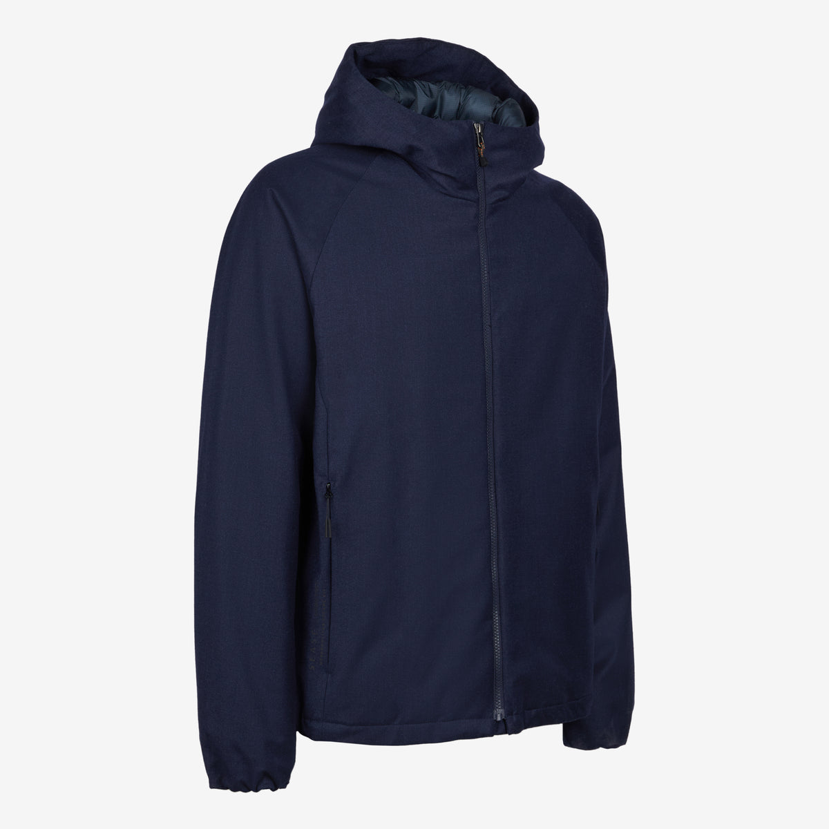 Sease Giacca Con Zip Intera Con Cappuccio - Blu Navy