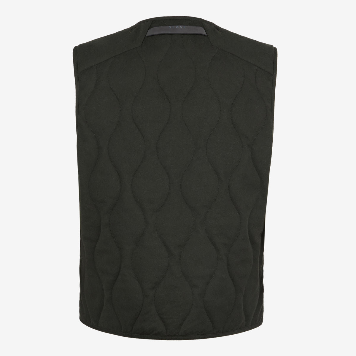 Sease Gilet Trapuntato - Verde Scuro