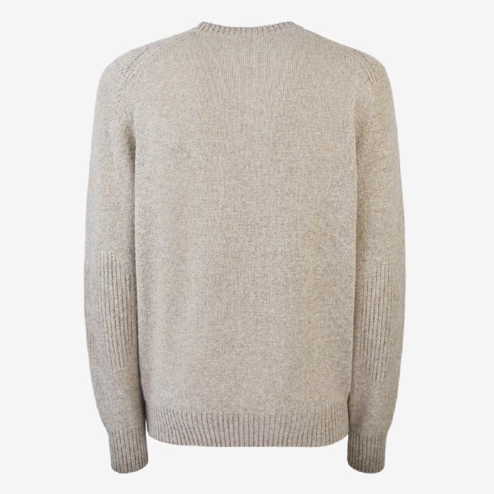 Sease Maglione Girocollo In Cashmere - Paglia